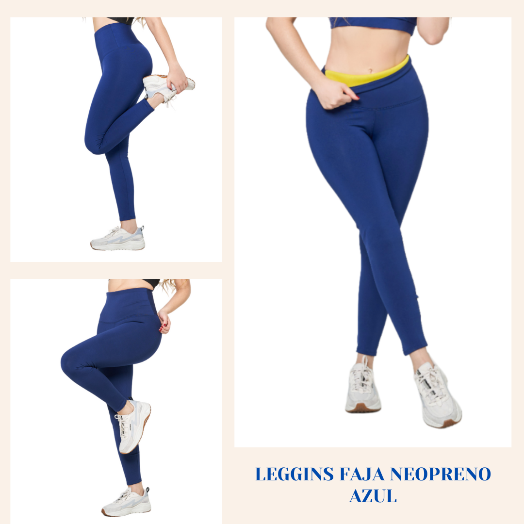 LEGGINS FAJA NEOPRENO COLOR NEGRO