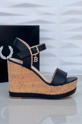 SANDALIAS DE PLATAFORMA TIPO CORCHO